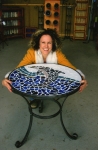 Mosaic table frame